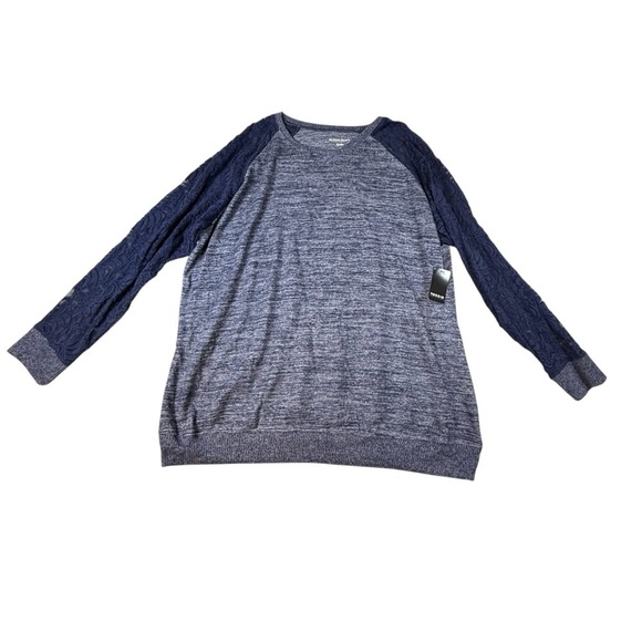 torrid Tops - TORRID LONG SLEEVE TOP LACE SLEEVE SHIRT SWEATSHIRT Size 4 NEW With Tags